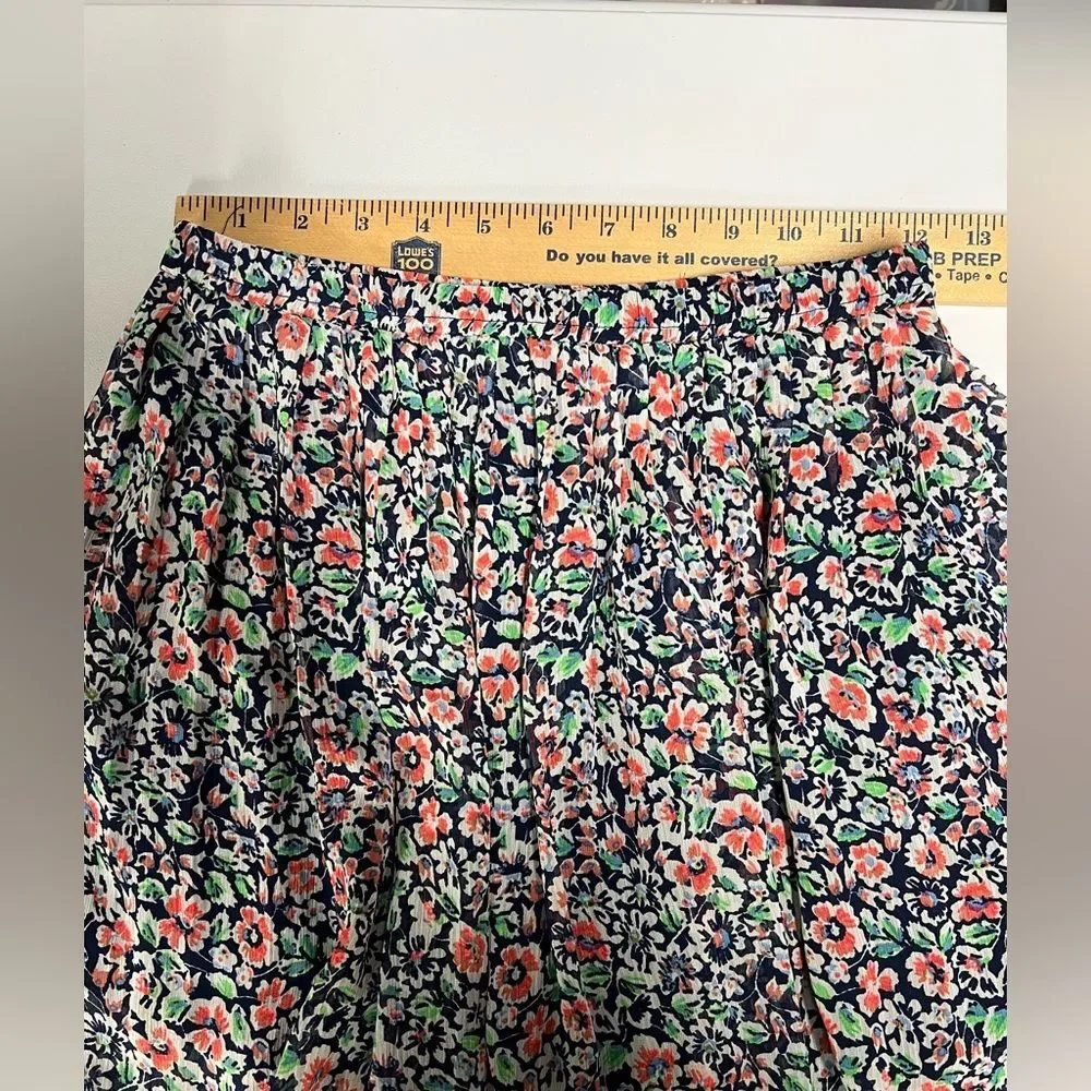 Old Navy Floral Mini Skirt Girls Large 10/12
